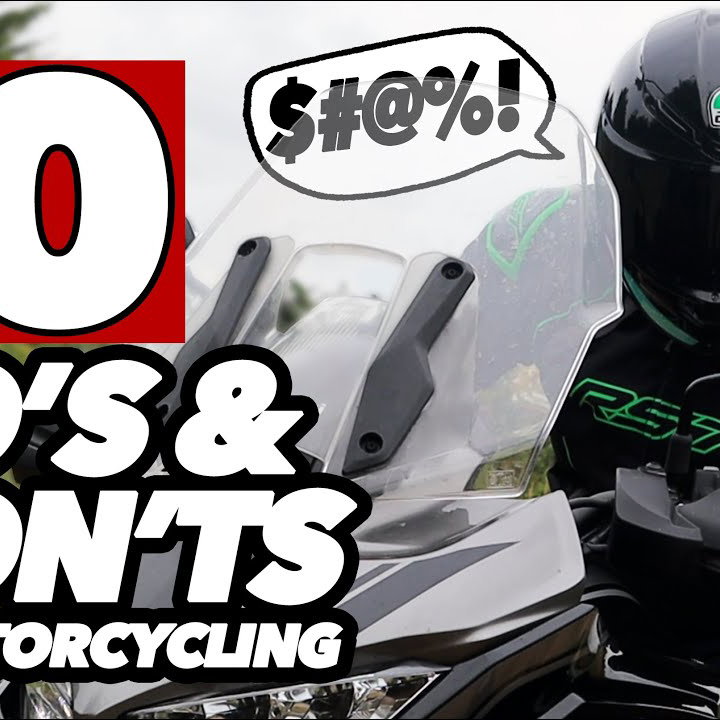 ten things to not do on a motorcycle